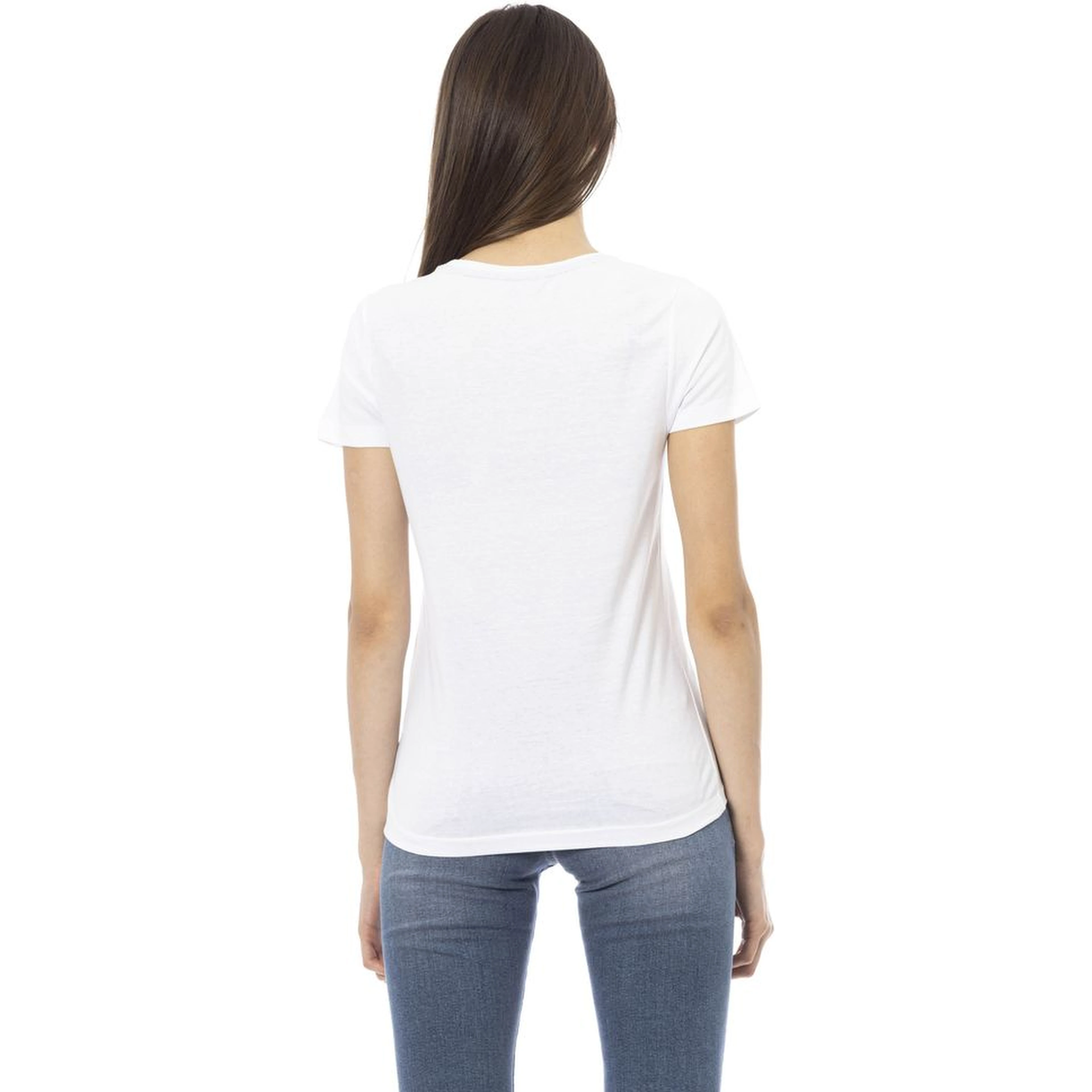 short-sleeve white graphic tee