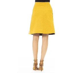 Yellow Wool Skirt