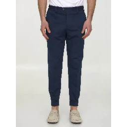 بنطلون من القطن والكتان