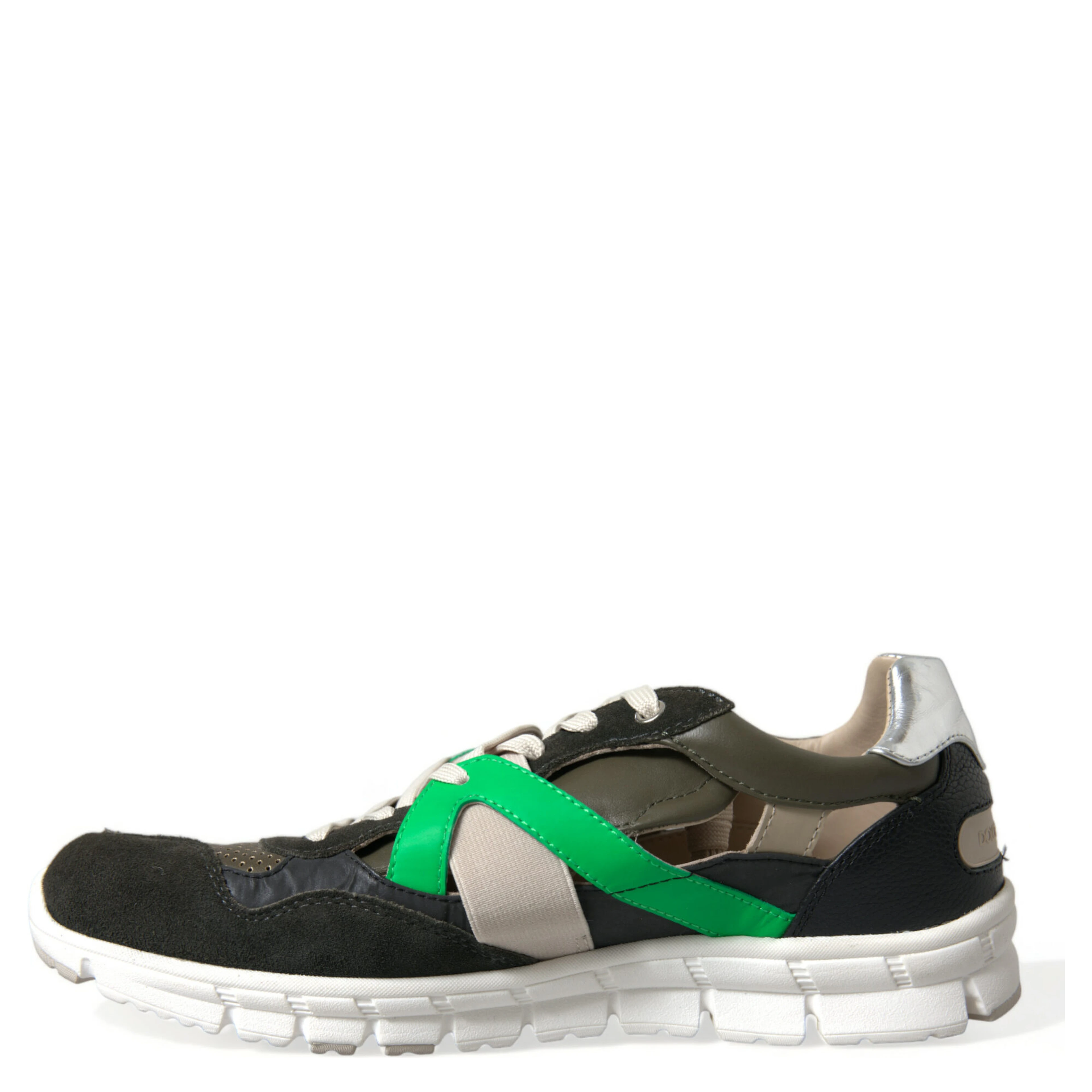 Multicolor Leather Suede Low Top Sneakers Shoes
