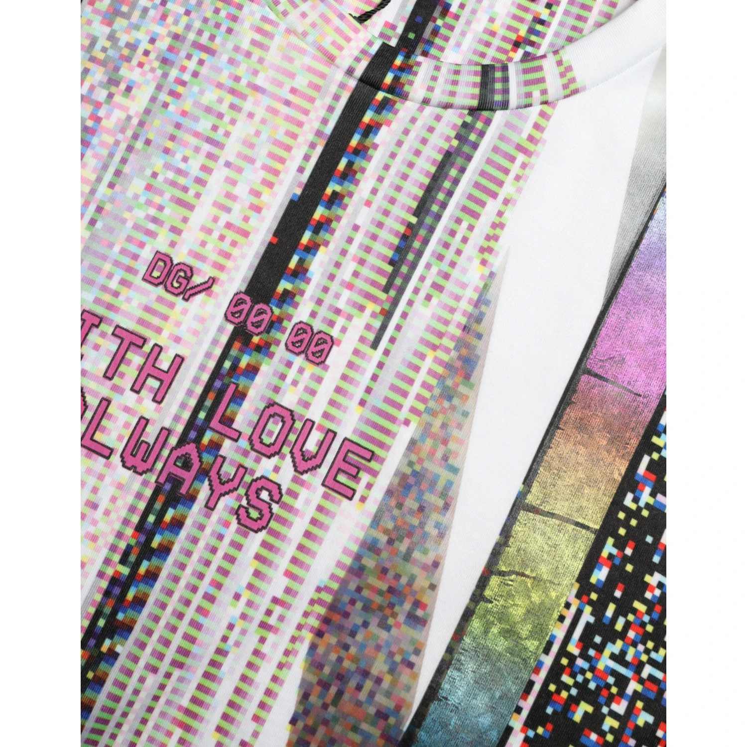 Multicolor With Love Always Print T-shirt
