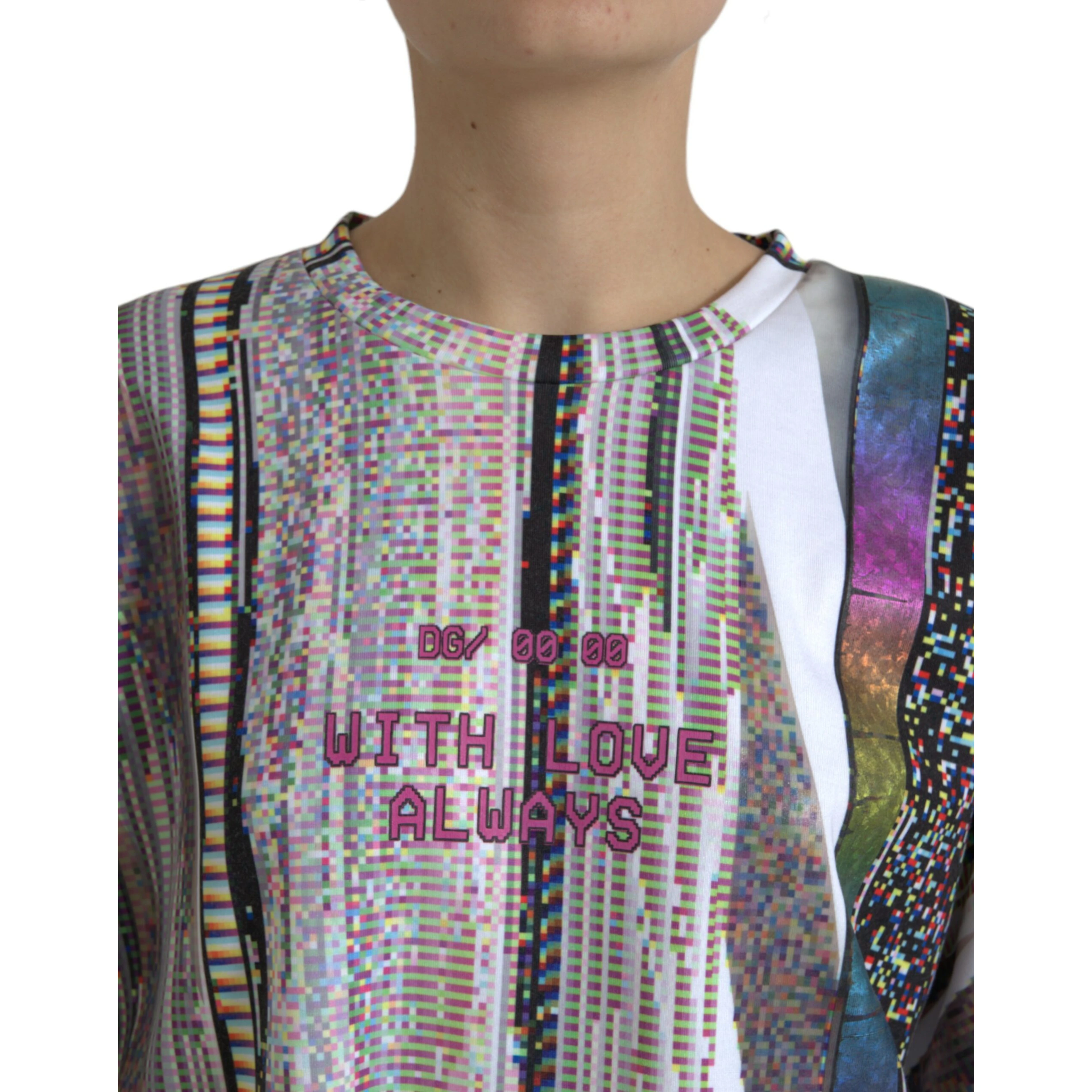 Multicolor With Love Always Print T-shirt