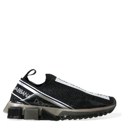 Black White Slip On Sneakers Sorrento Shoes