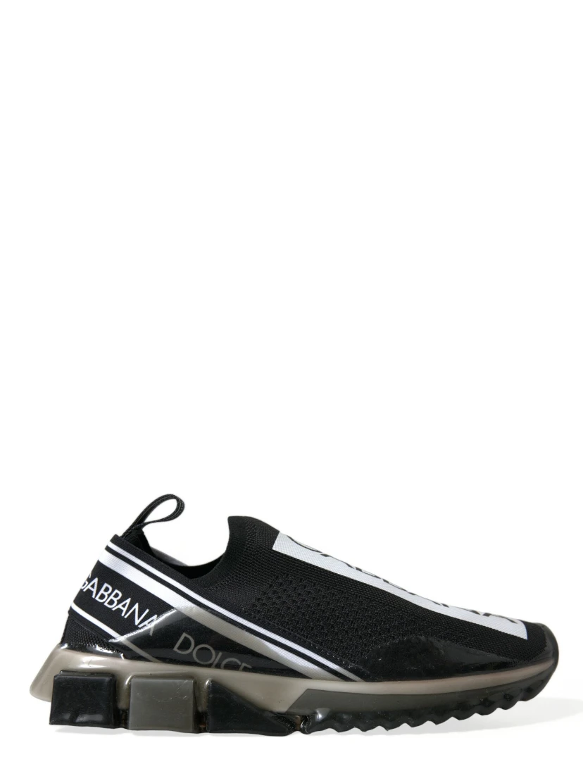 Black White Slip On Sneakers Sorrento Shoes