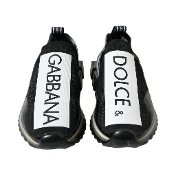 Black White Slip On Sneakers Sorrento Shoes