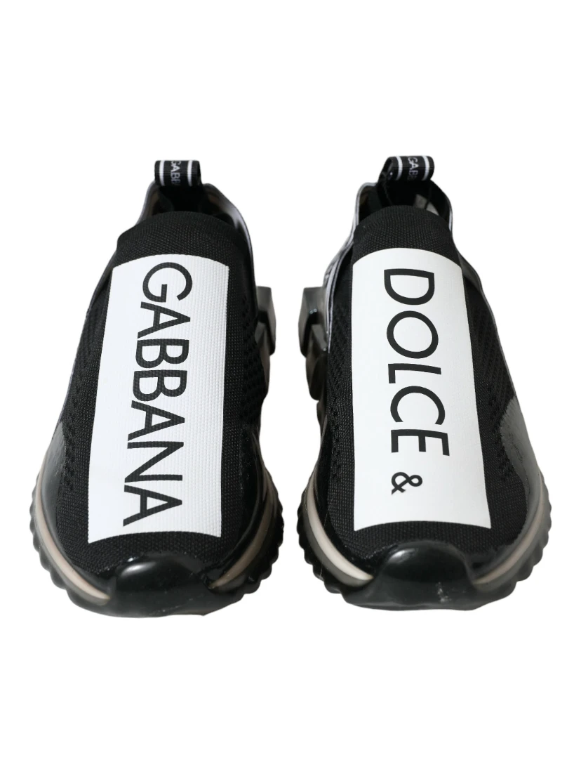 Black White Slip On Sneakers Sorrento Shoes