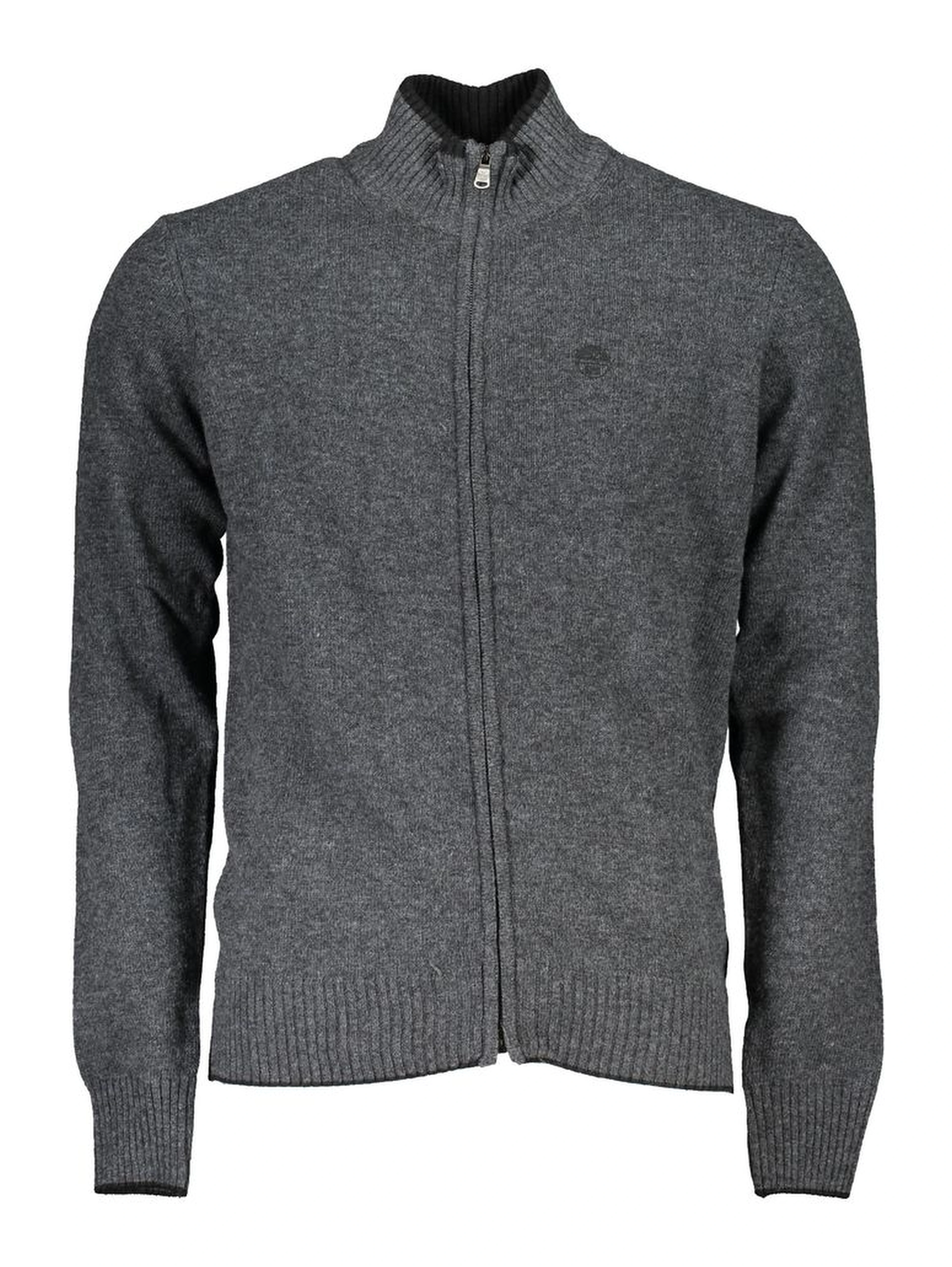 Gray Fabric Sweater