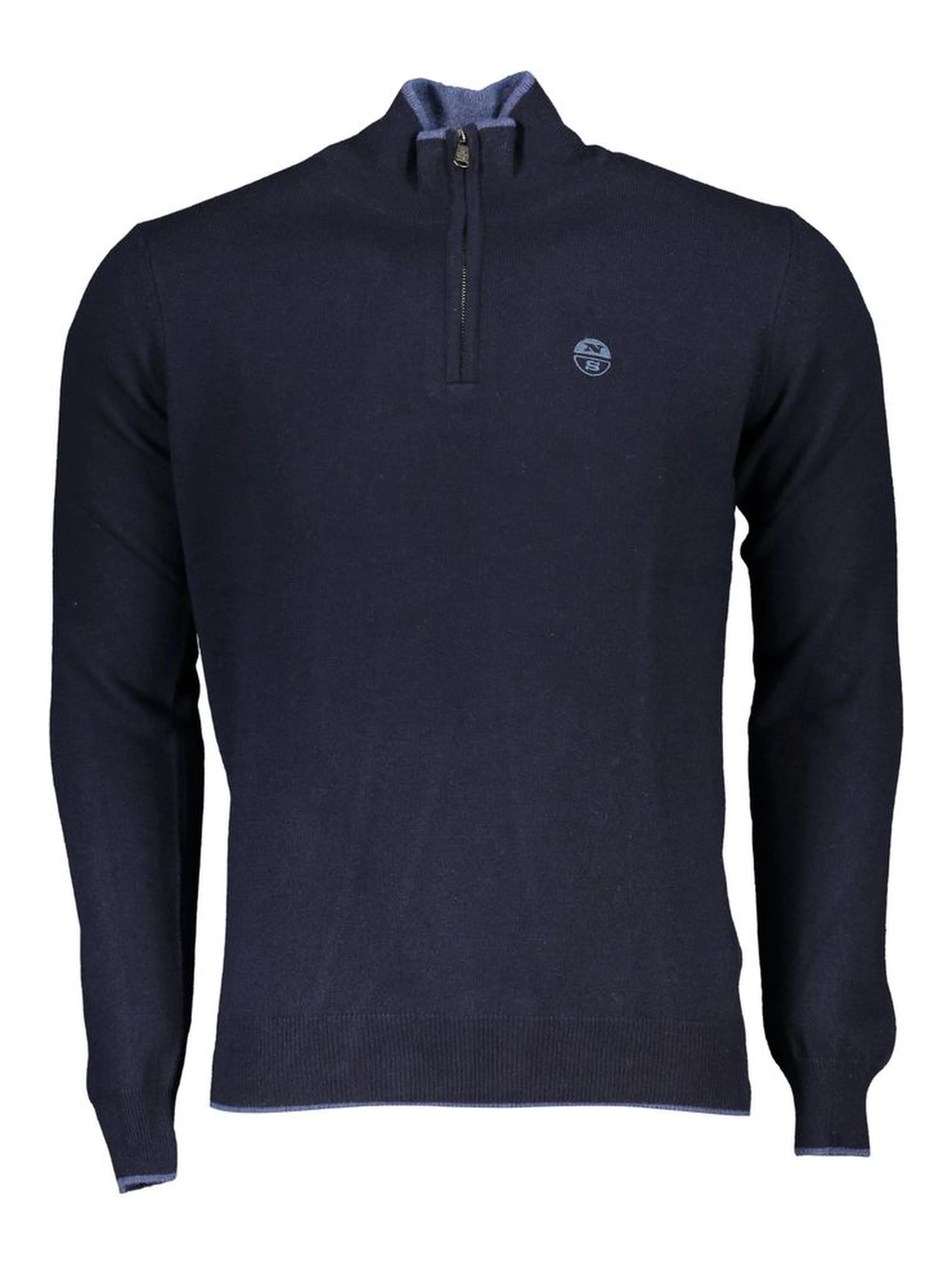 Blue Fabric Sweater
