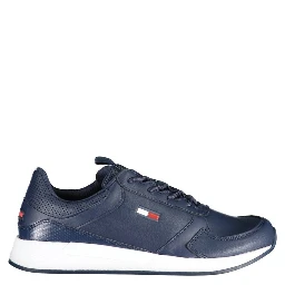 Blue Polyester Sneaker