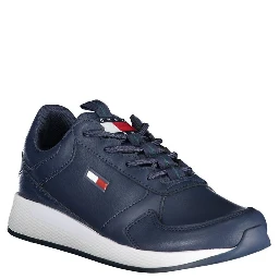 Blue Polyester Sneaker