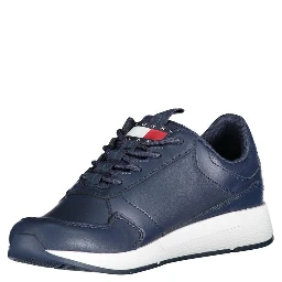 Blue Polyester Sneaker
