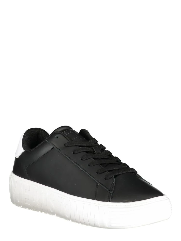 Platform Sneakers in a black and white colorway alternative