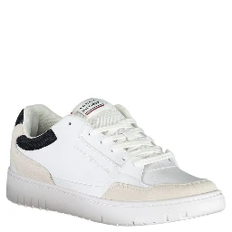 White Polyester Sneaker