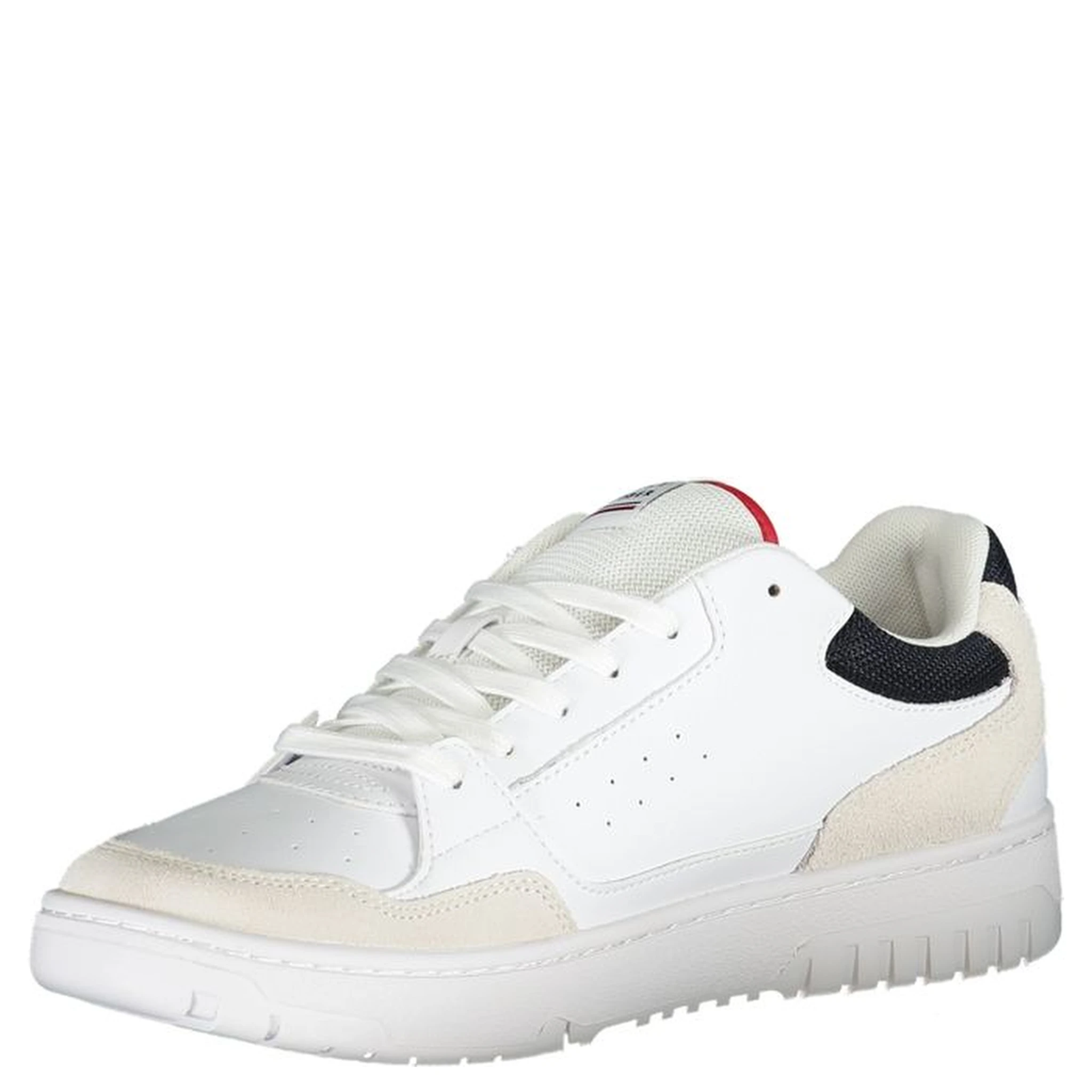 White Polyester Sneaker