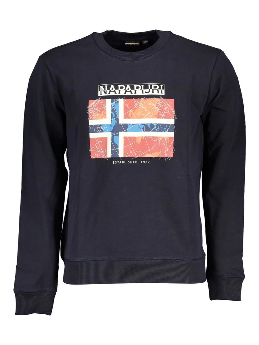 Blue Cotton Sweatshirt