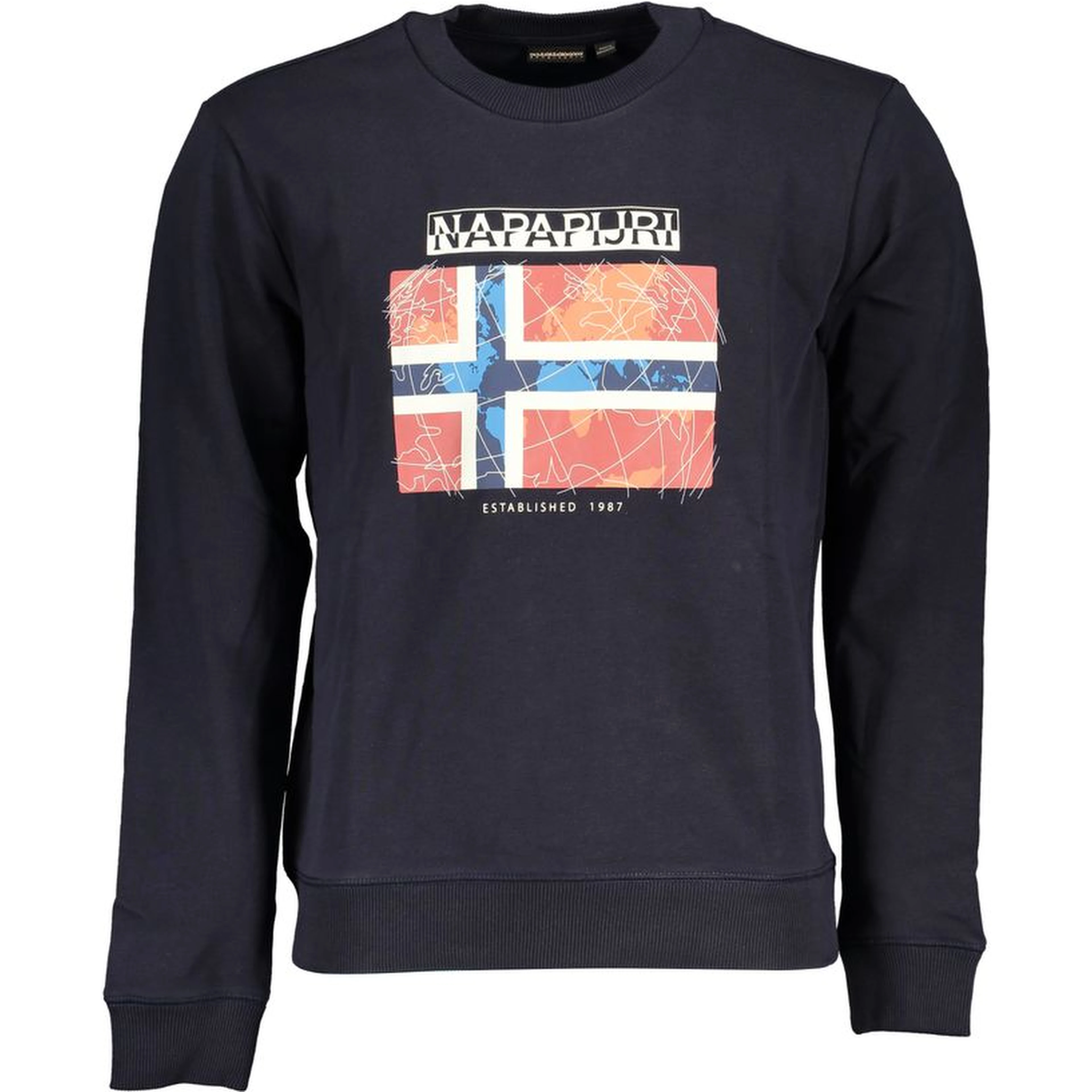 Blue Cotton Sweatshirt