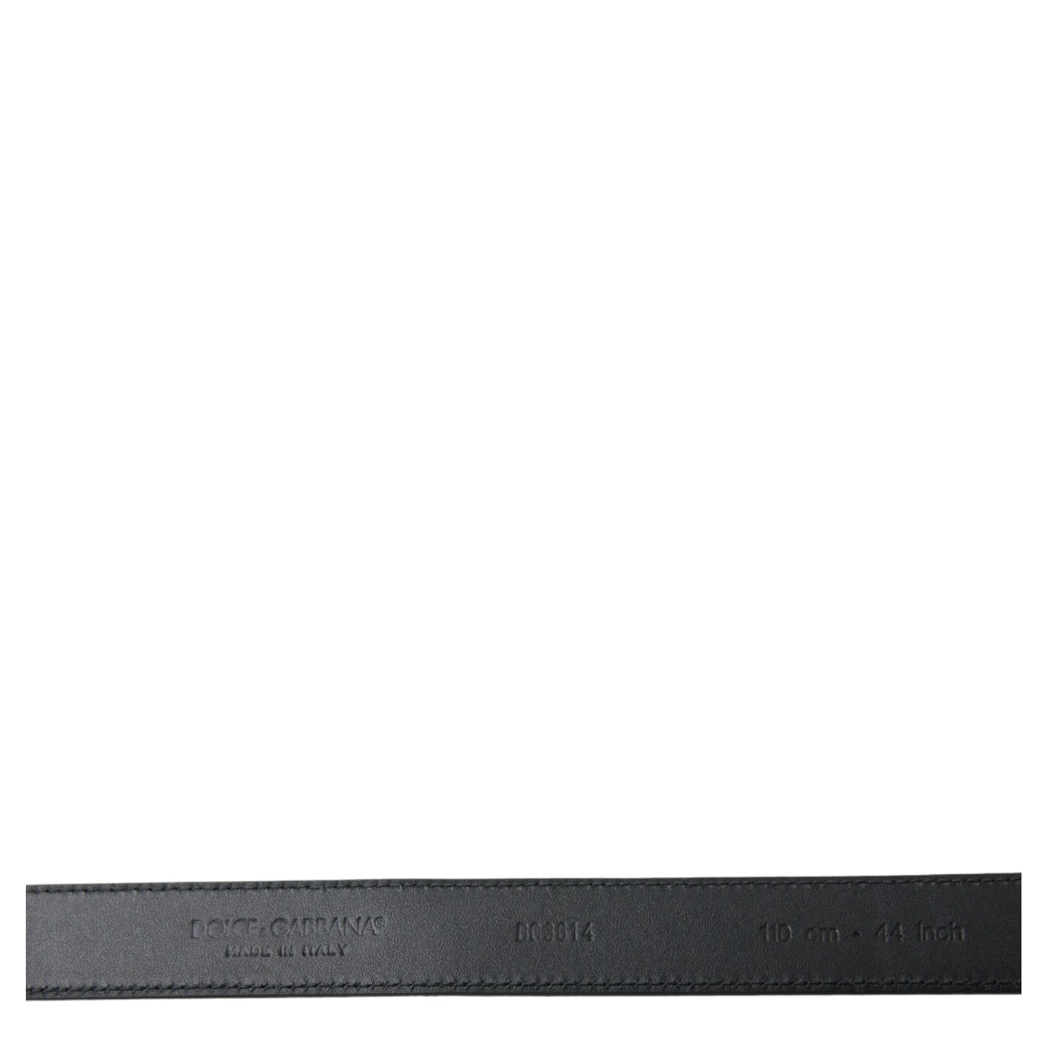 Black Goat Leather Antique Metal Buckle Belt