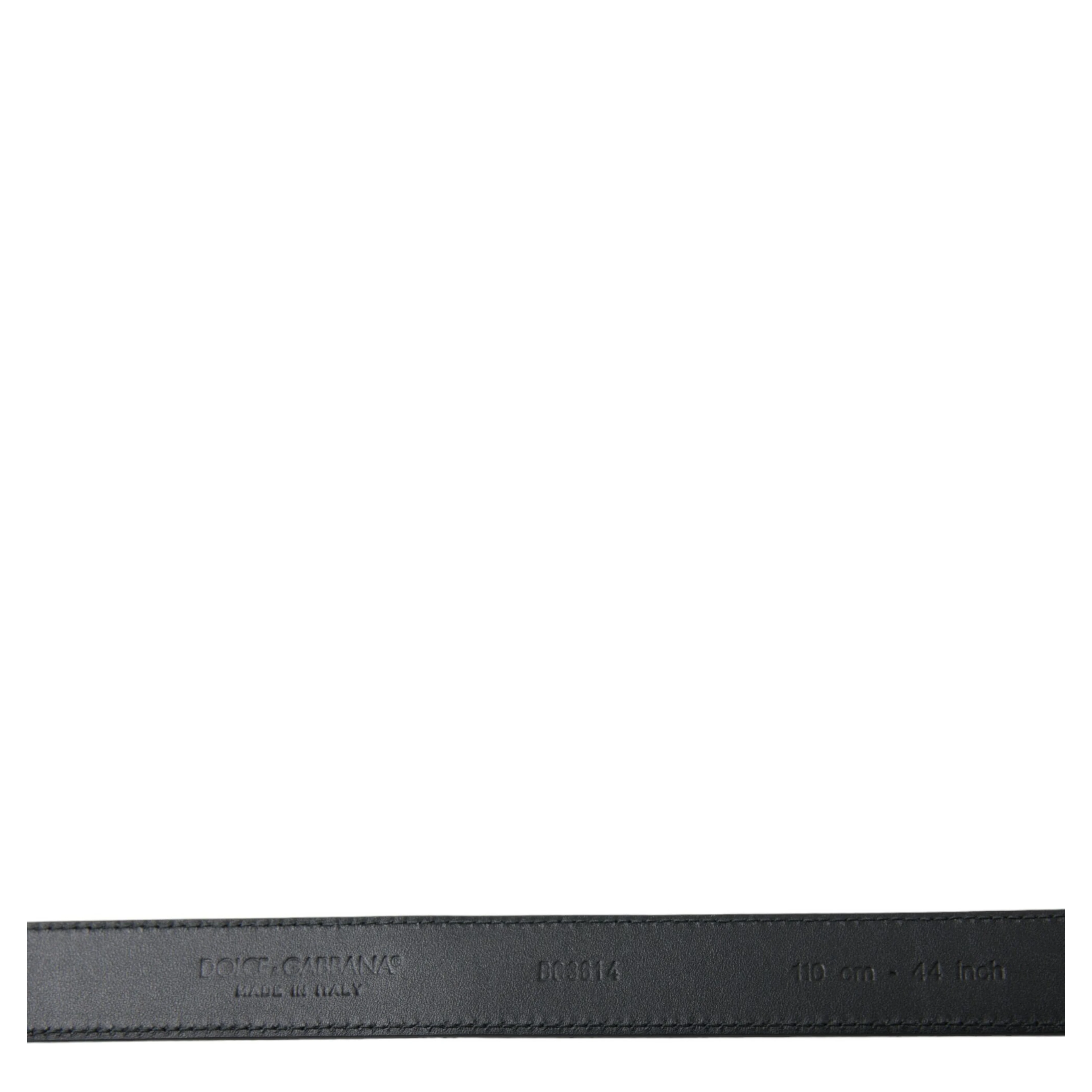 Black Goat Leather Antique Metal Buckle Belt
