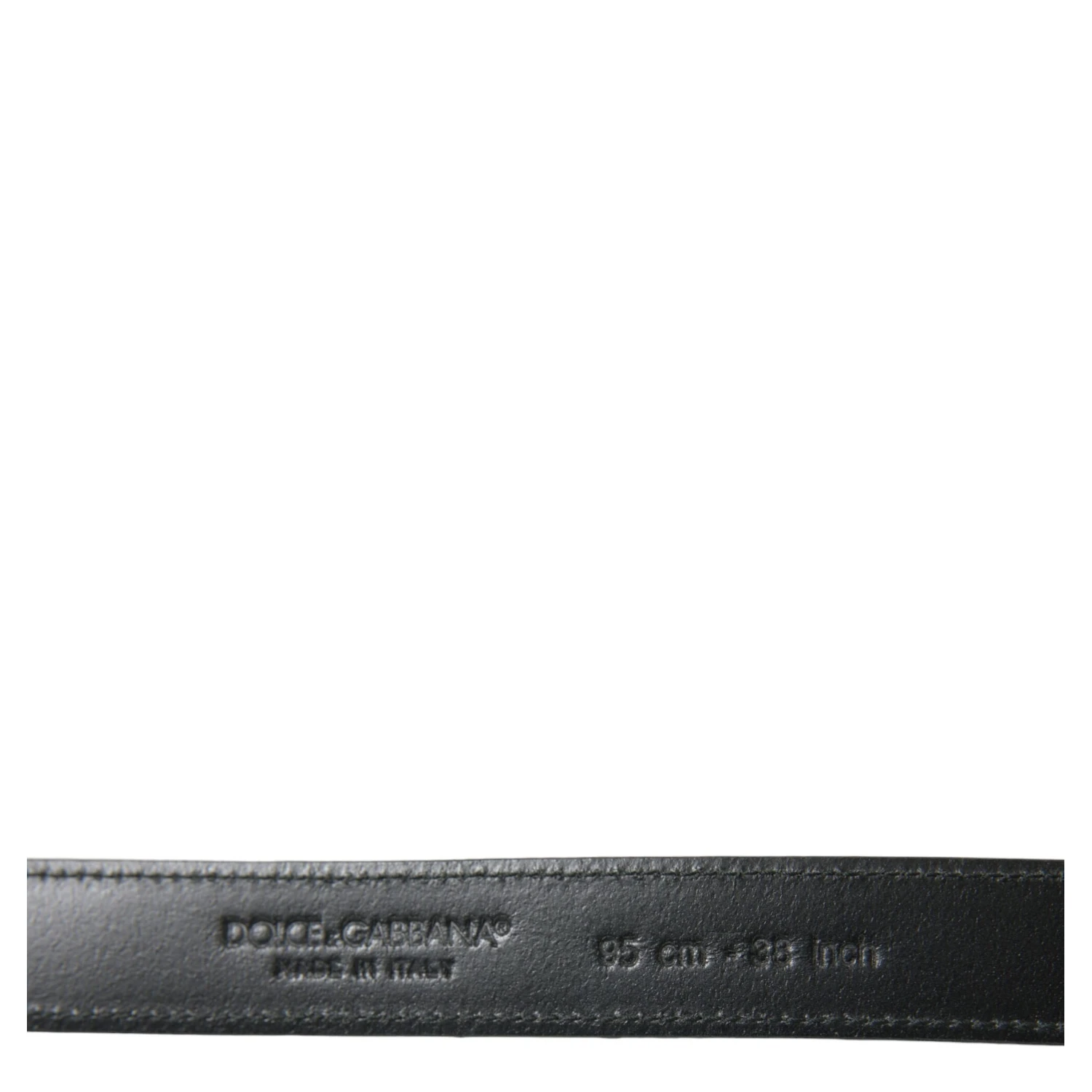 Black Leather Silver Metal Buckle Belt