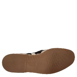 Black White Stripes Slip On Espadrille Shoes