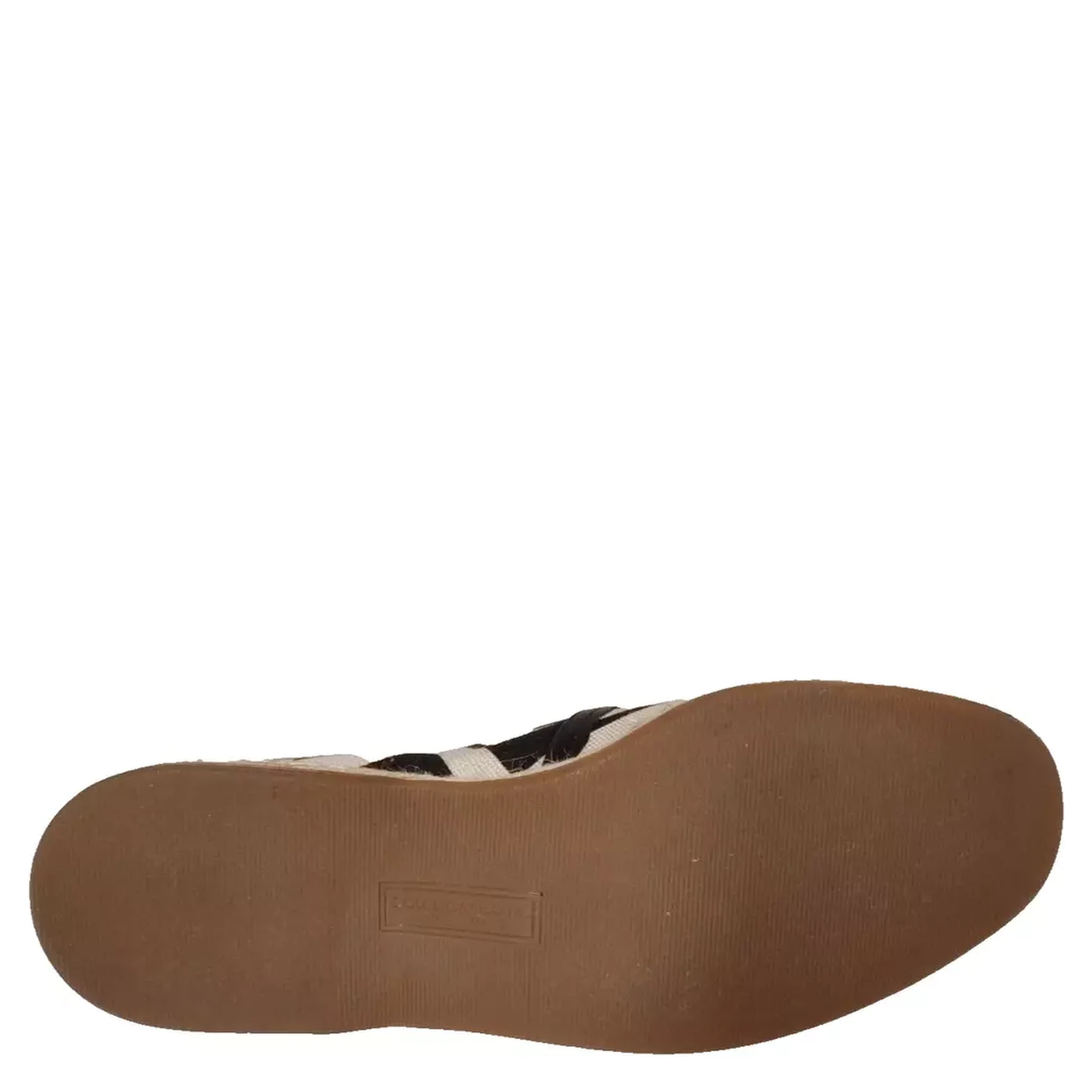 Black White Stripes Slip On Espadrille Shoes