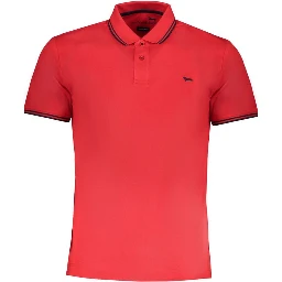 Red Cotton Polo Shirt