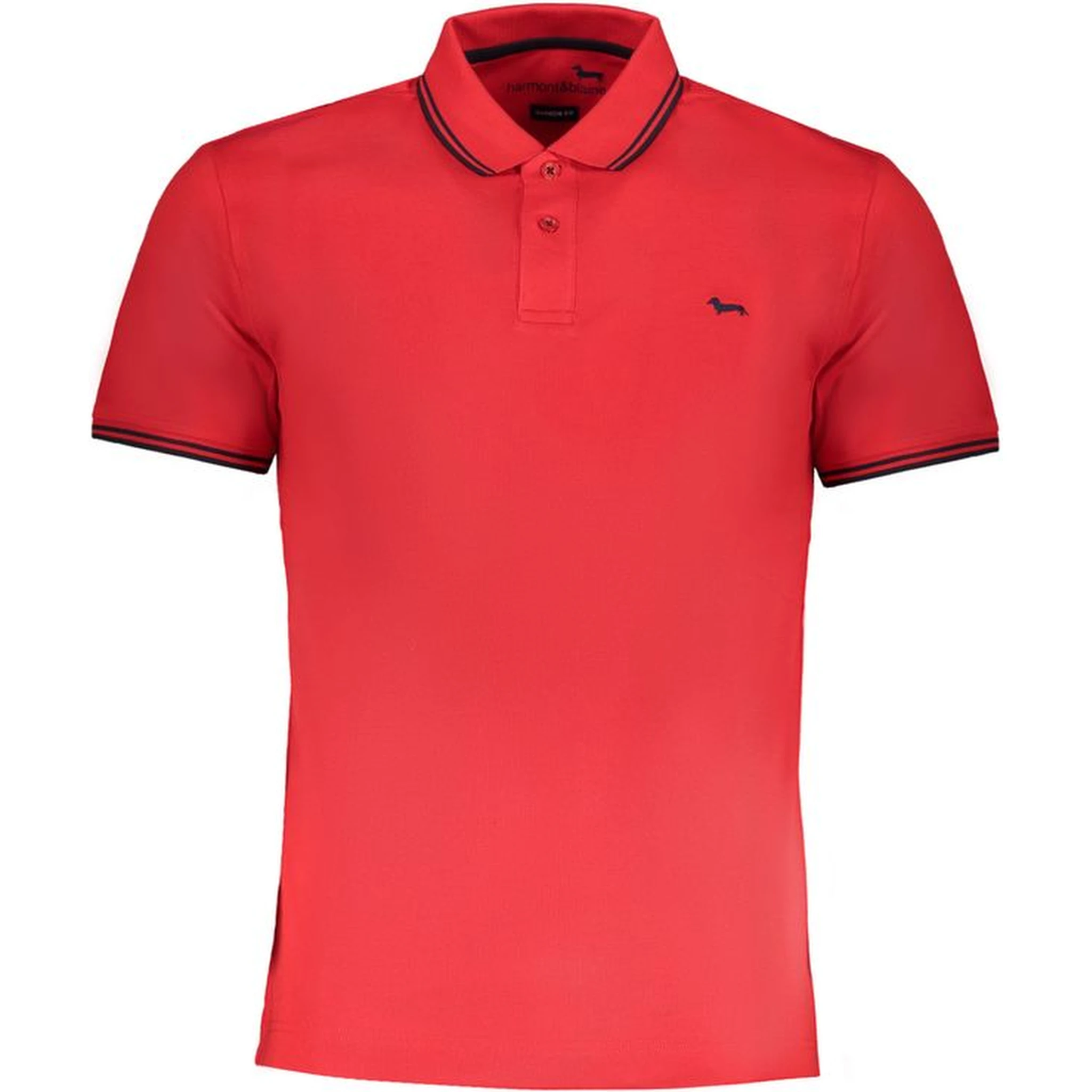 Red Cotton Polo Shirt
