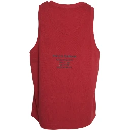 Red Leopard Print Sleeveless Tank T-shirt