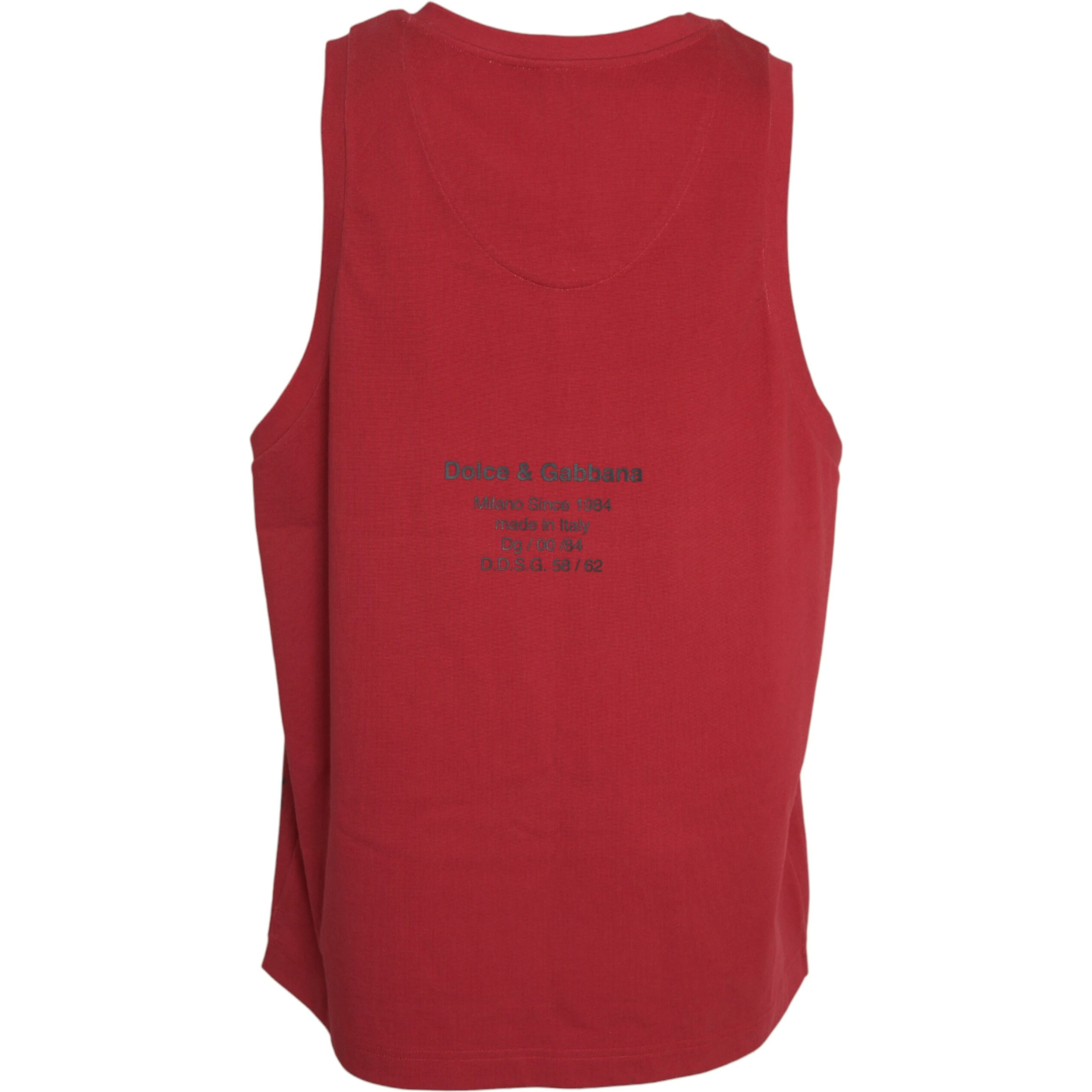 Red Leopard Print Sleeveless Tank T-shirt