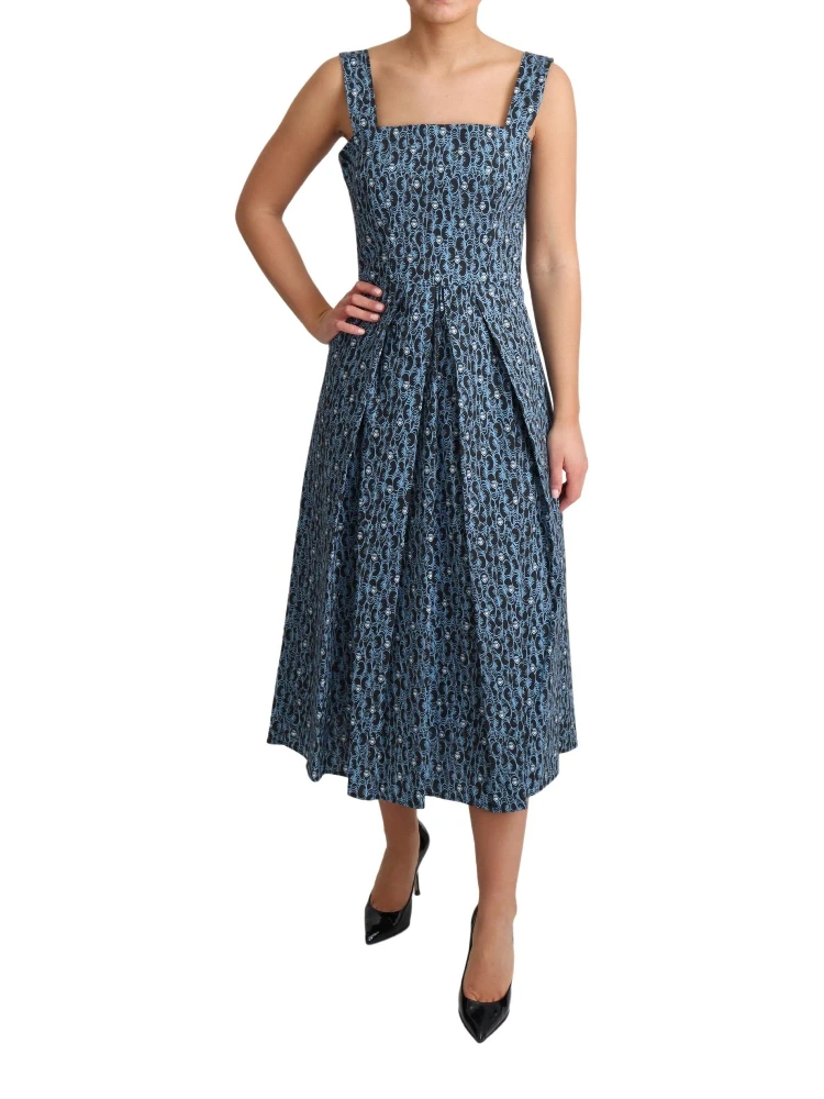 Blue Heart Cotton A-Line Stretch Dress alternative