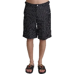 Black Polka Dots Beachwear Shorts Swimwear