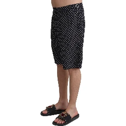 Black Polka Dots Beachwear Shorts Swimwear