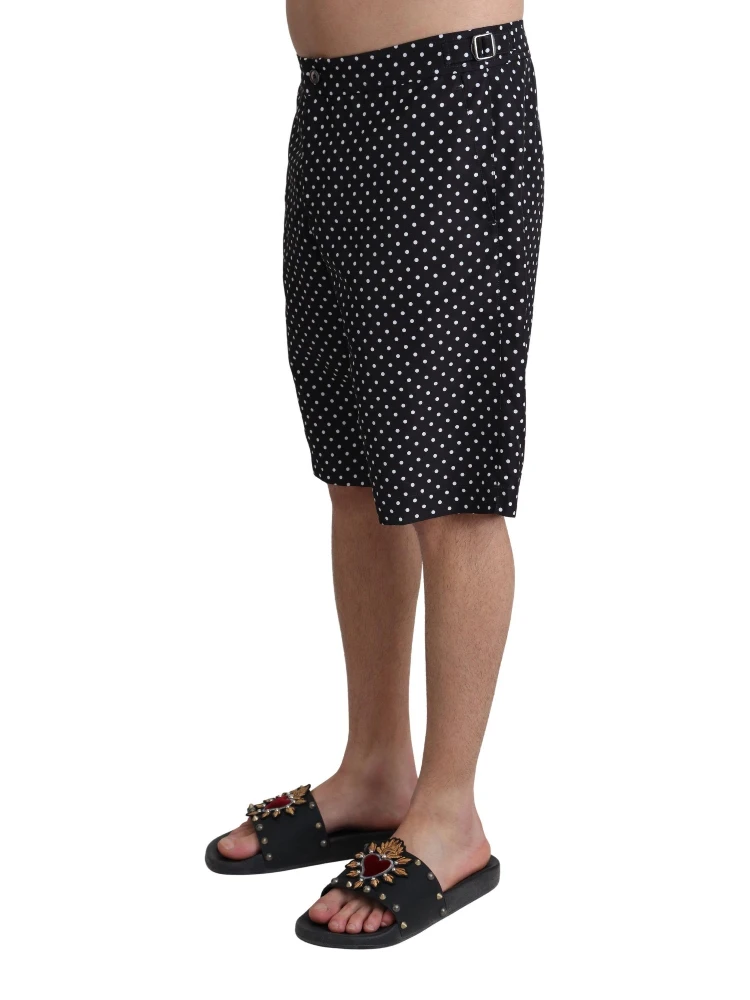 Black Polka Dots Beachwear Shorts Swimwear alternative