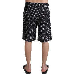 Black Polka Dots Beachwear Shorts Swimwear