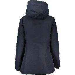 Women's blue Woolrich parka