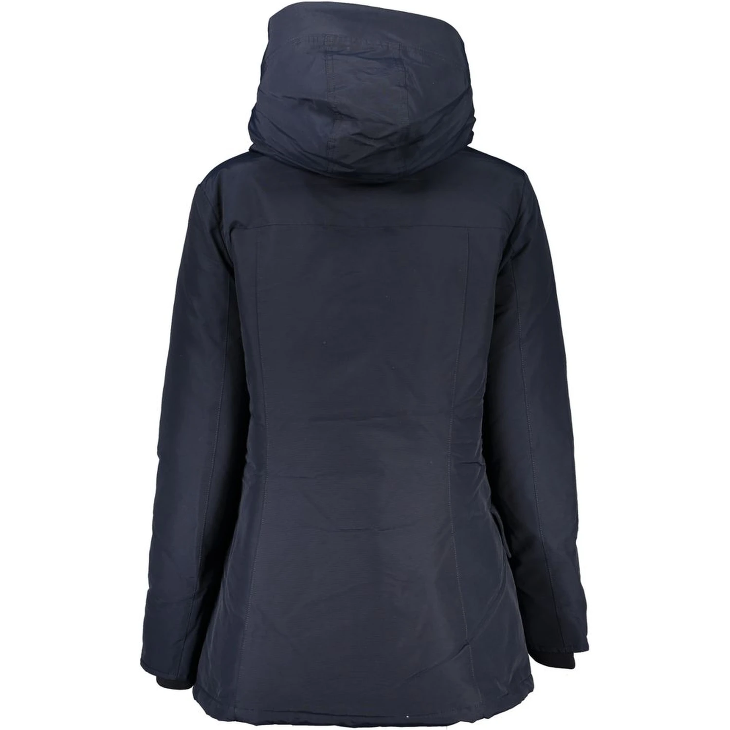Women's blue Woolrich parka