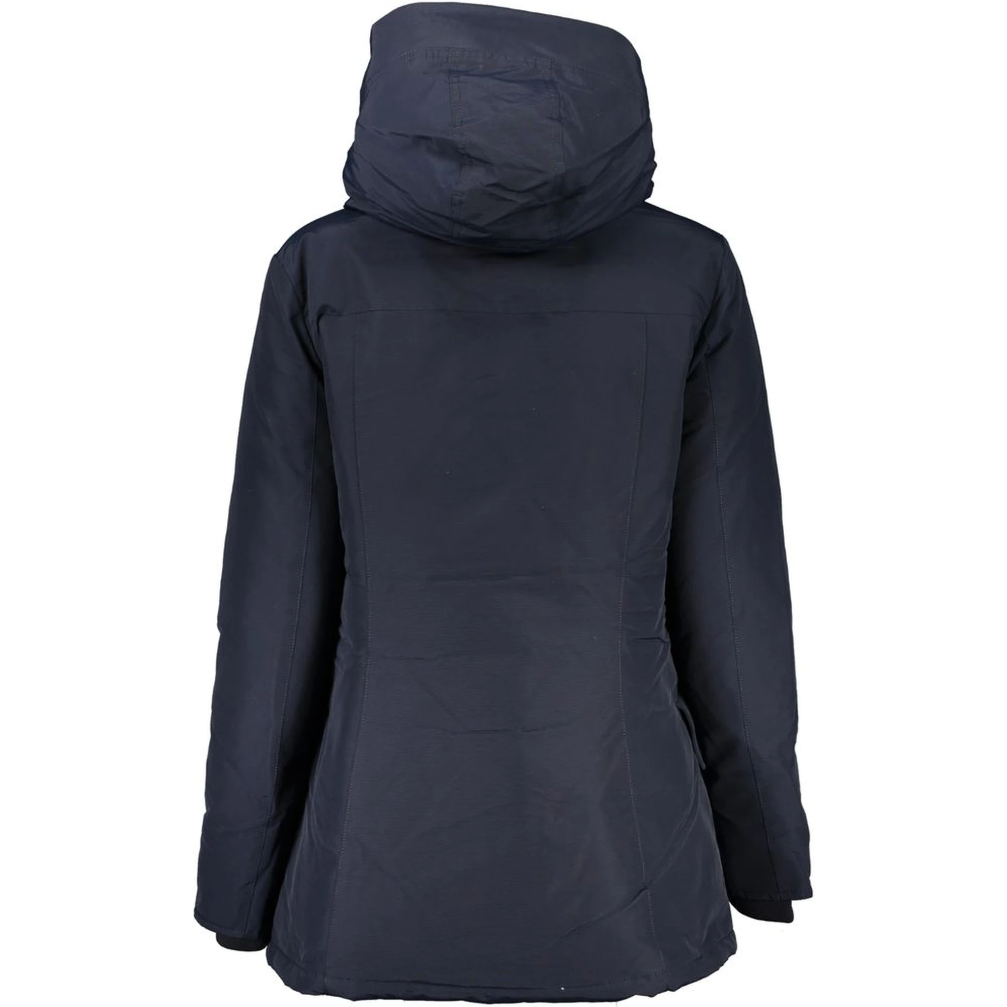 Women's blue Woolrich parka