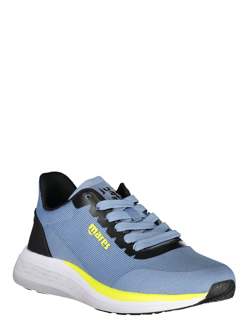 Blue Polyester Sneaker