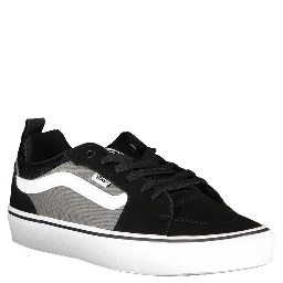 Black Polyester Sneaker
