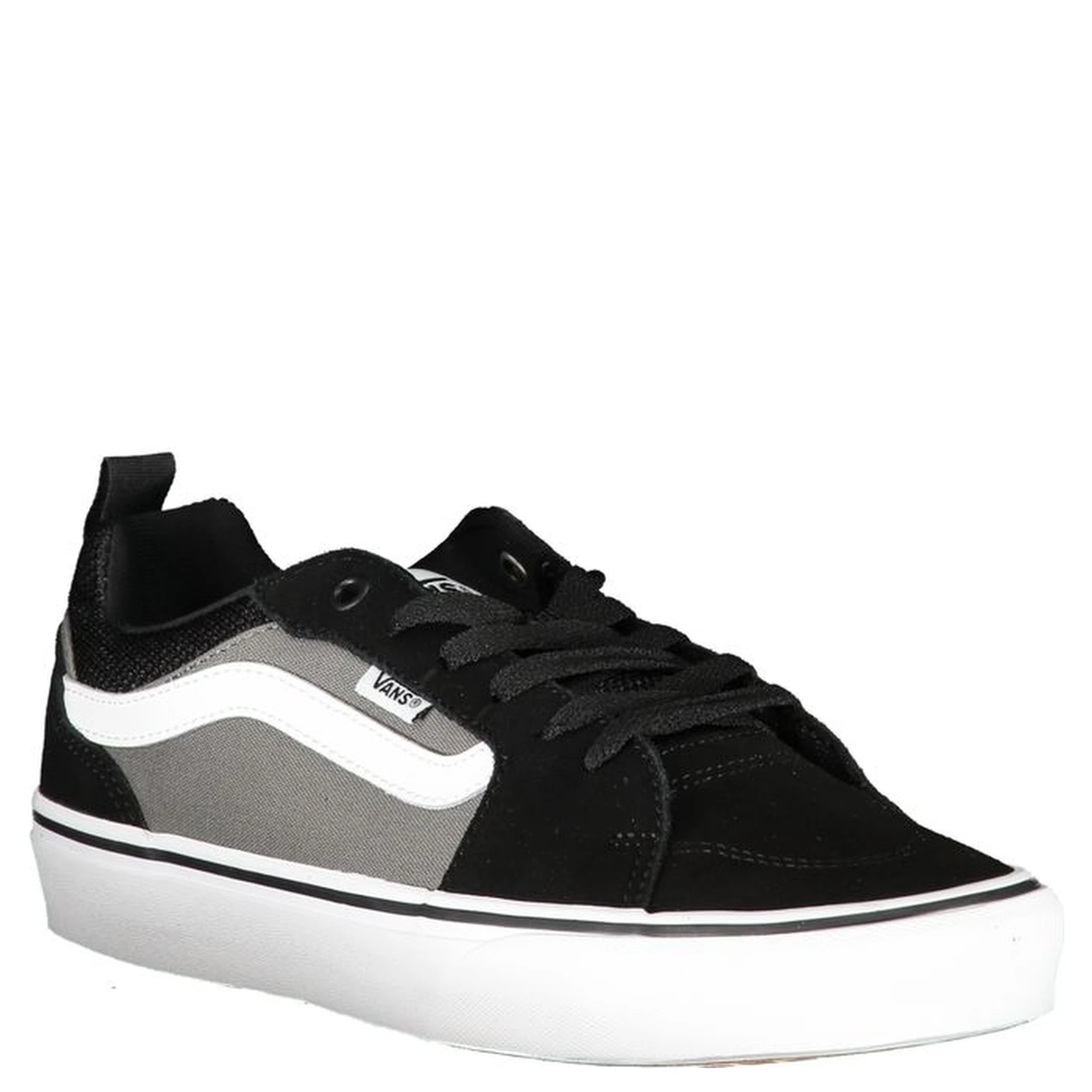 Black Polyester Sneaker