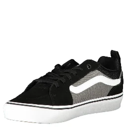 Black Polyester Sneaker