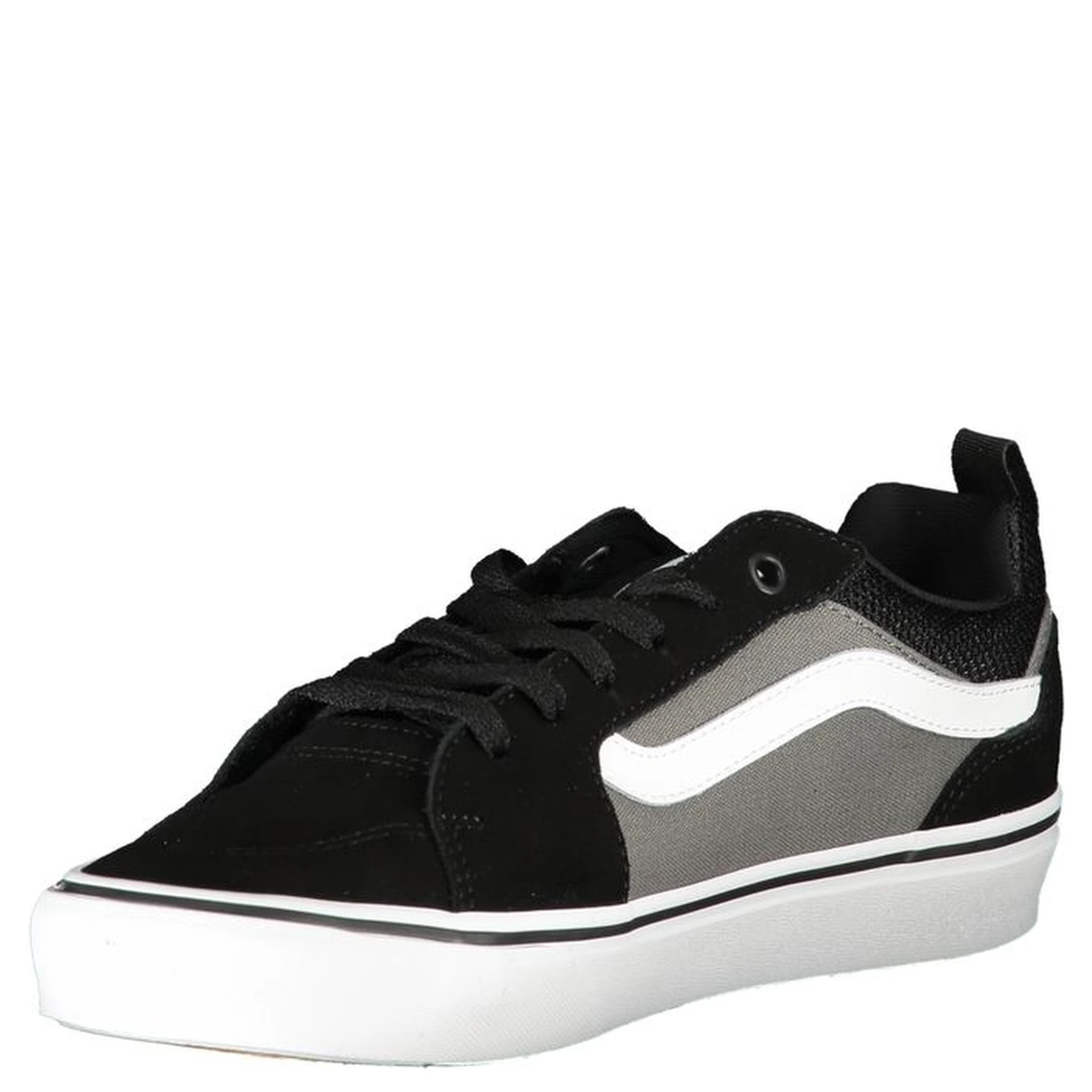 Black Polyester Sneaker