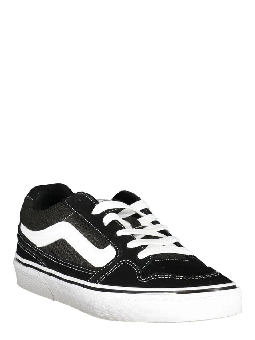 Black Polyester Sneaker