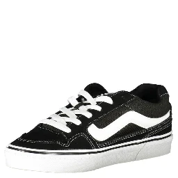 Black Polyester Sneaker