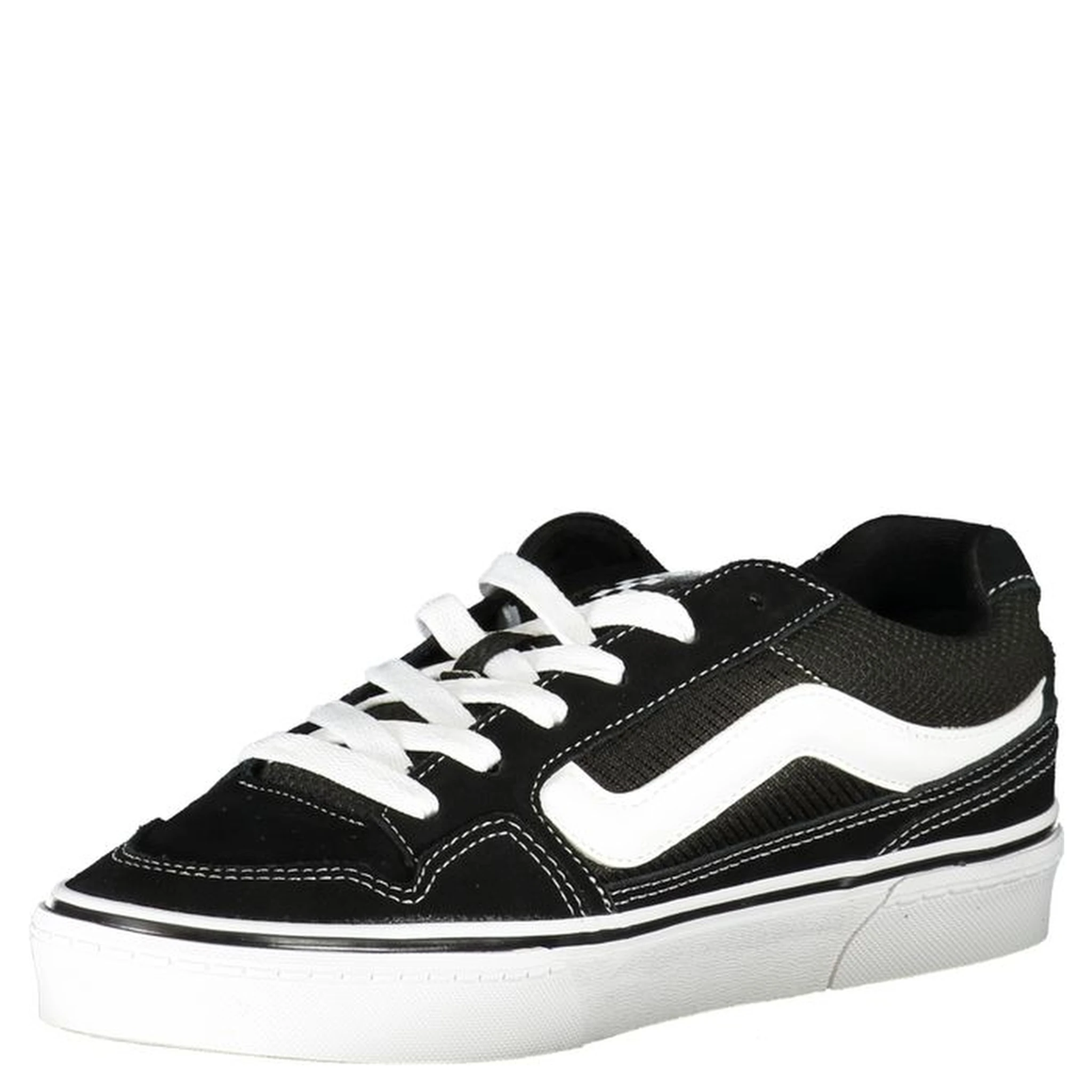 Black Polyester Sneaker