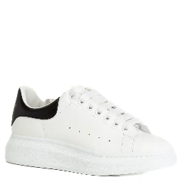 Alexander Mc Queen White And Blue Navy Oversized Sneakers