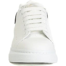 Alexander Mc Queen White And Blue Navy Oversized Sneakers
