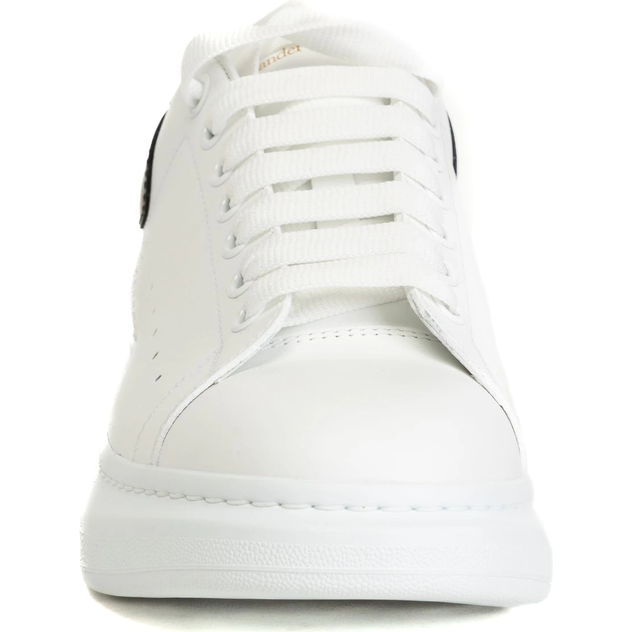 Alexander Mc Queen White And Blue Navy Oversized Sneakers