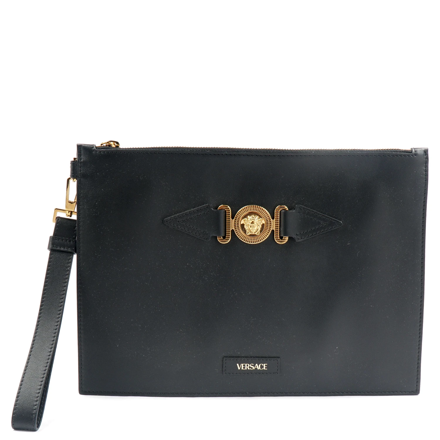 Biggie leather pouch bag