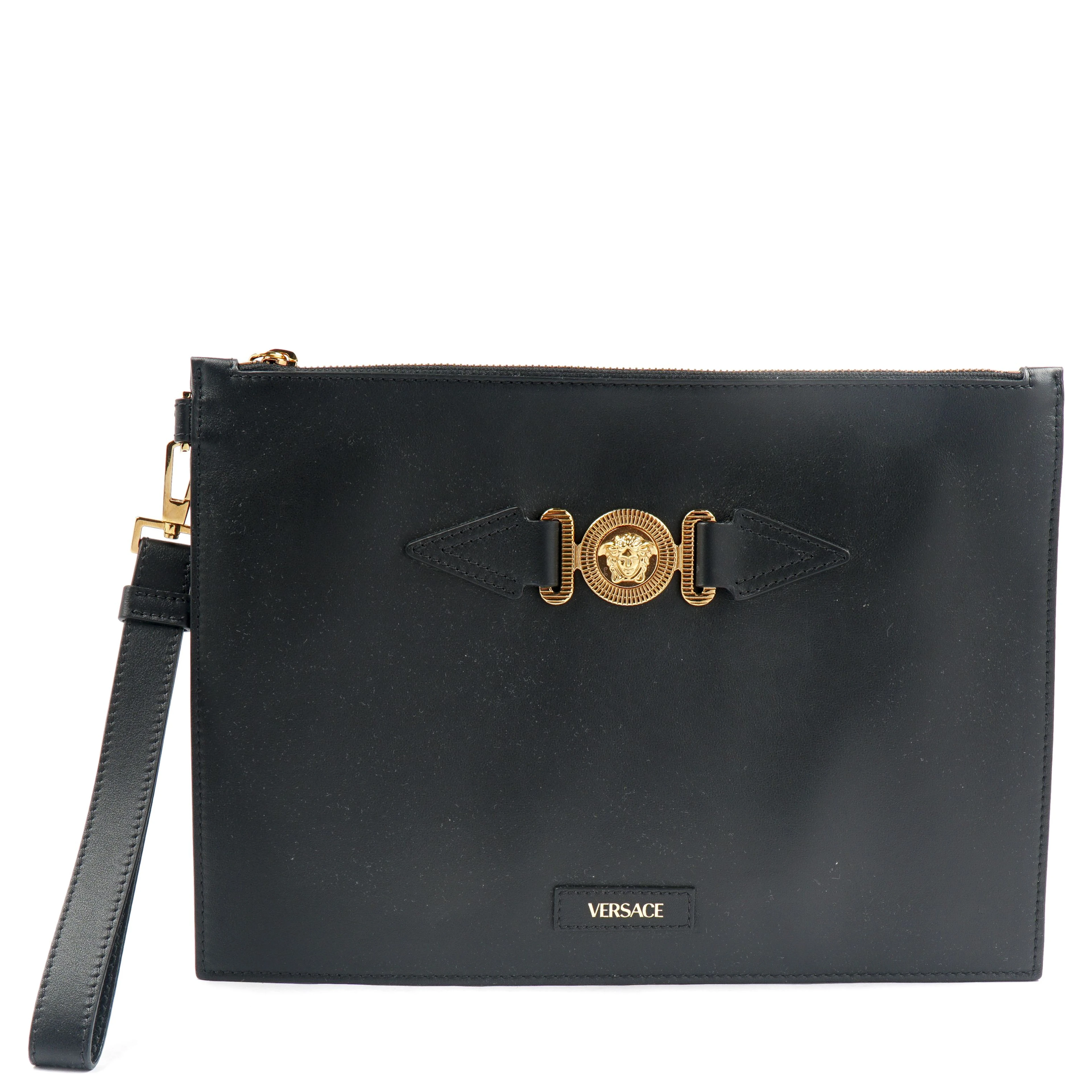 Biggie leather pouch bag